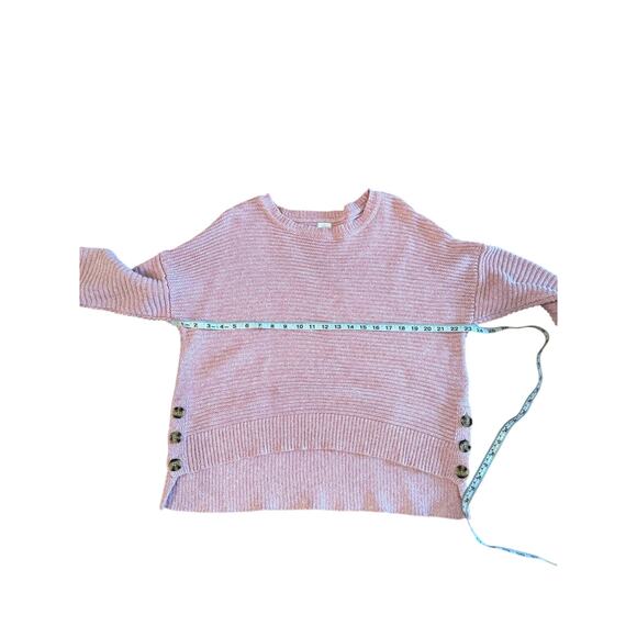 Joie Women’s Long Sleeve Pink Knit Pullover Sweater Size Large - Picture 5 of 7